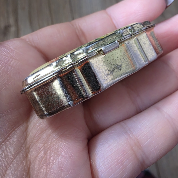 Vintage Bird Motif Trinket Box Pills Box - Picture 4 of 8